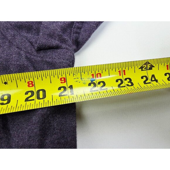 Untuckit Size Medium Mens Plum Flannel Long Sleeve Logo Tag Cotton Pocket Shirt - Picture 2 of 9